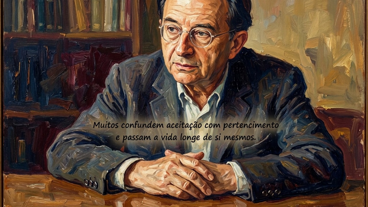 A busca desenfreada pela aceitação alheia pode custar a perda da sua própria essência. – Imagem gerada por IA