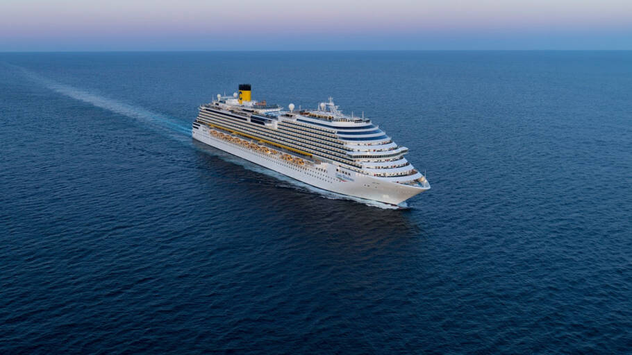 A travessia transatlântica a bordo do Costa Diadema tem partidas de Marselha, Savona e Barcelona