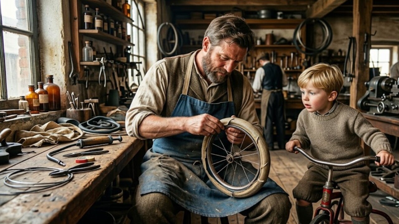 O veterinário que queria ajudar o filho, acabou criando o pneu inflável e mudou drasticamente a história do transporte O pneu inflável nasceu de uma preocupação de um pai com o conforto do filho, mas acabou revolucionando bicicletas