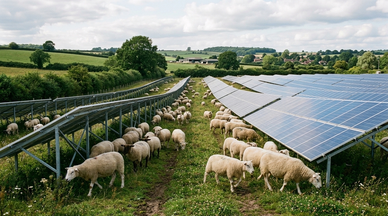 O caso relatado no parque solar de Westmill, localizado na divisa entre Oxfordshire e Wiltshire, envolve cerca de 40 animais de raças tradicionais.