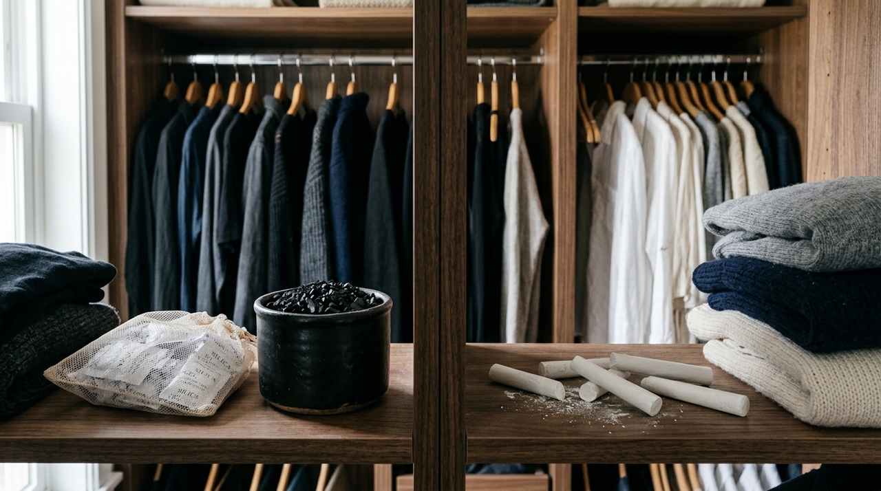 Adeus ao mofo no guarda-roupa: o objeto natural que ajuda a manter a umidade longe das roupas A descrição do carbonato de cálcio e suas propriedades informa que ele é pouco solúvel em água e aparece como sólido branco
