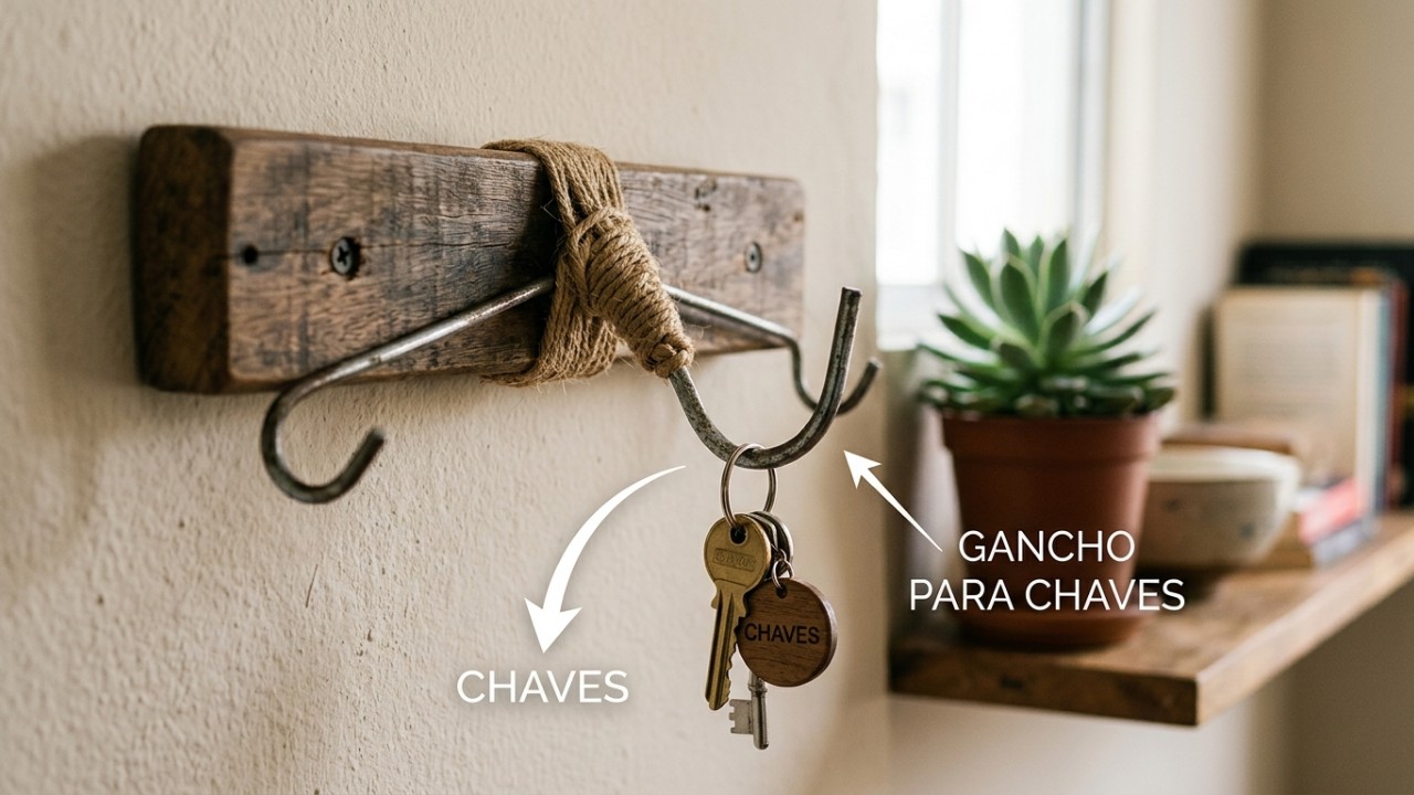 Reaproveite materiais descartados criando peças decorativas e sustentáveis para a organização doméstica. – Imagem gerada por IA