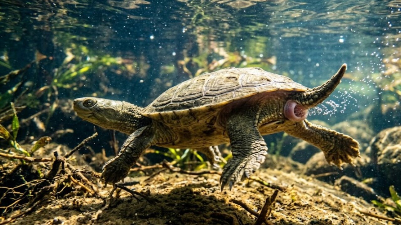A tartaruga que consegue respirar pela cloaca existe e seu truque de sobrevivência surpreende cientistas A tartaruga-negra é o nome dado a uma espécie que chama atenção por uma adaptação surpreendente