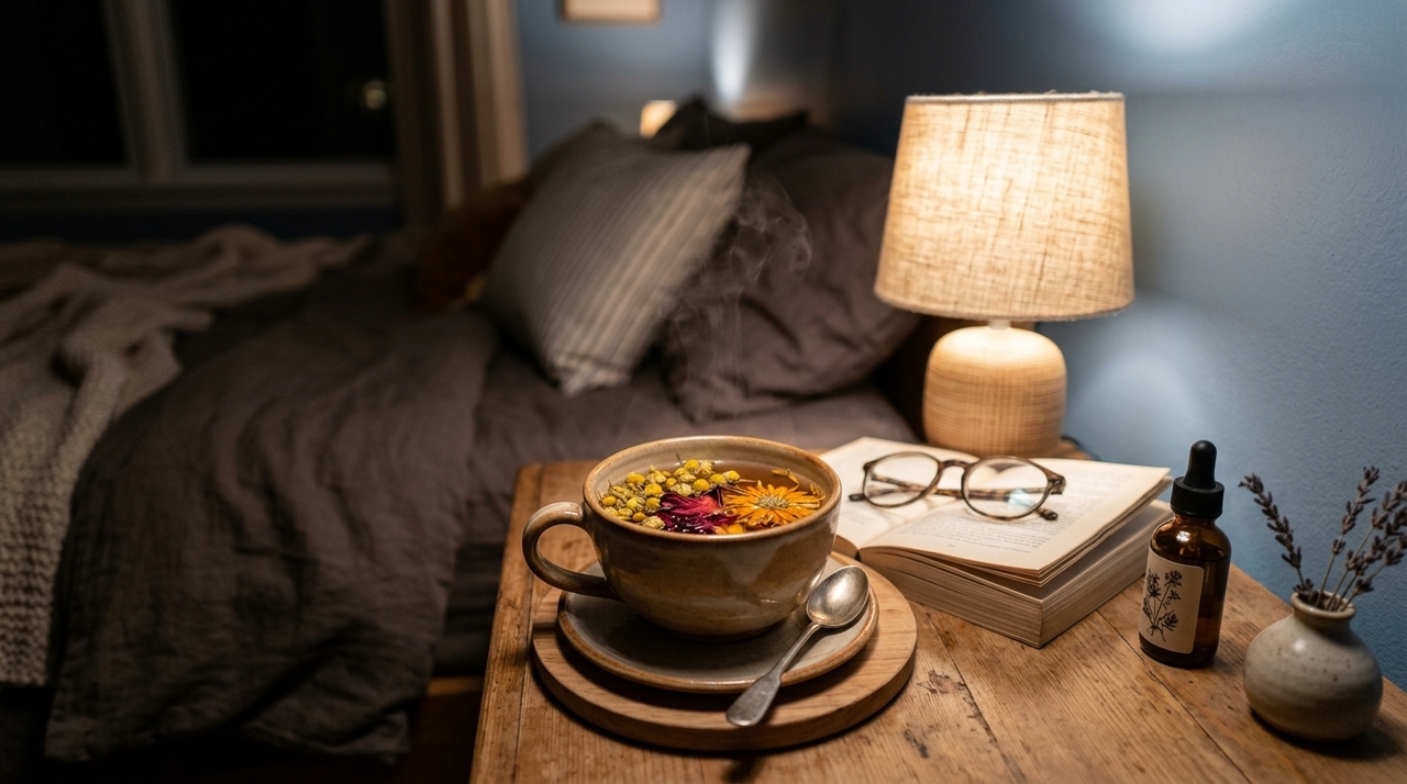 O segredo desse chá noturno fácil de fazer que ajuda a combater o envelhecimento durante o sono O chá da beleza reúne ervas conhecidas pelo alto teor de antioxidantes, compostos que ajudam a combater os radicais livres associados ao envelhecimento da pele.