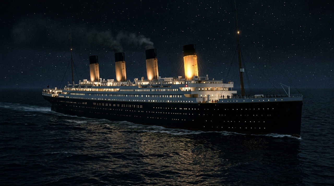 Um dos fatos mais curiosos sobre o Titanic envolve sua quarta chaminé.