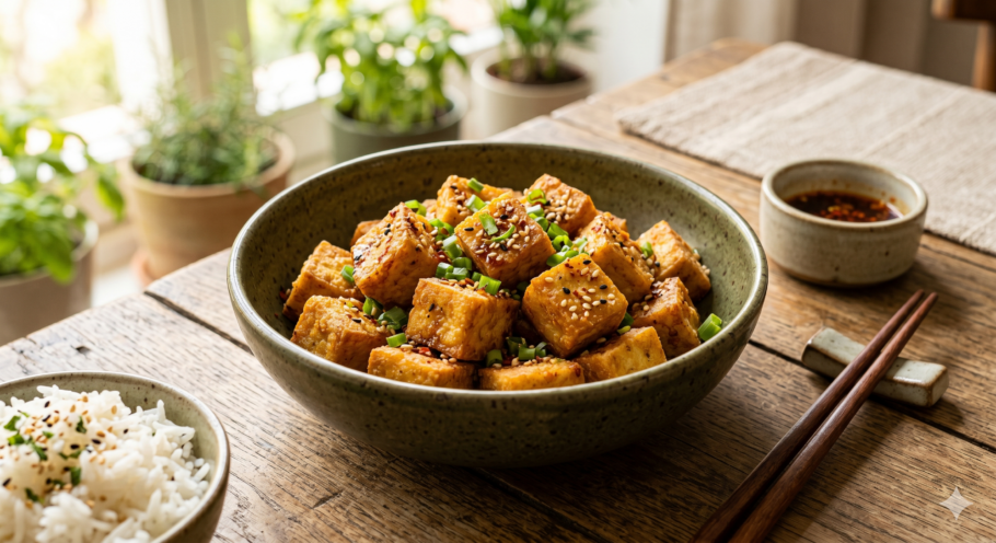 Aprenda como deixar o tofu realmente saboroso com dicas práticas de preparo e temperos