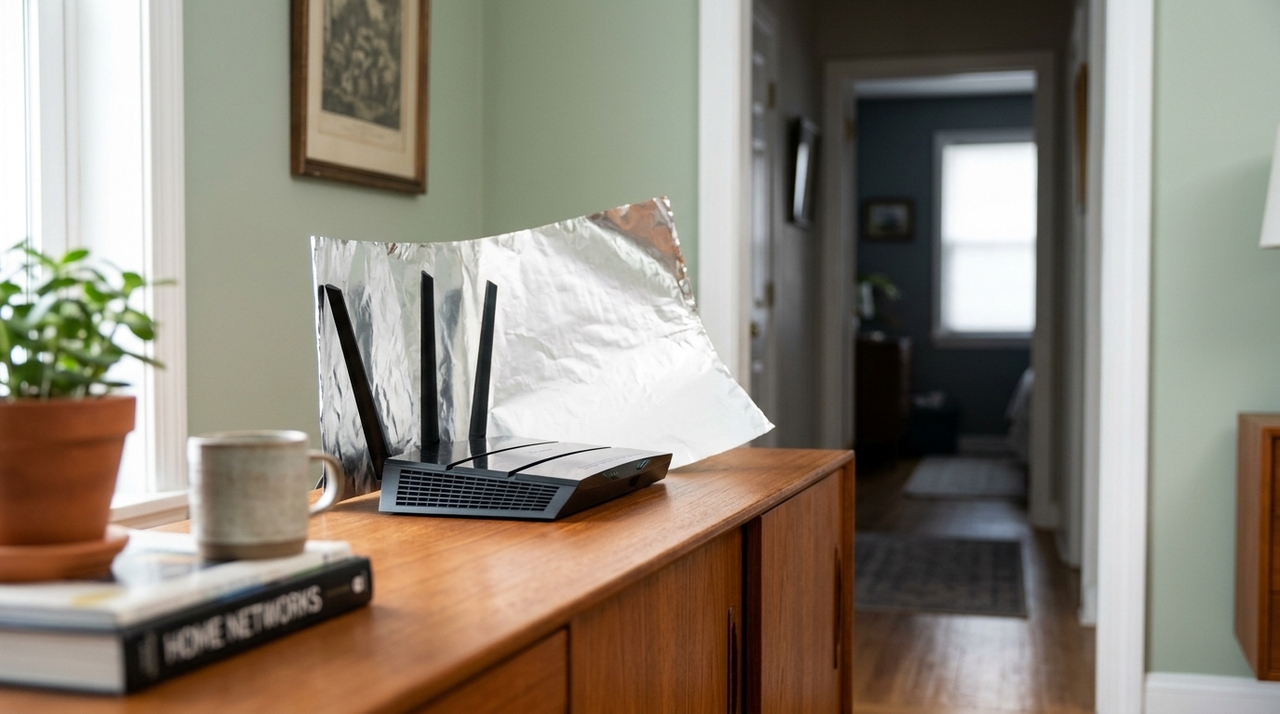 Colocar papel alumínio embaixo do modem Wi-Fi: o que isso faz e por que os especialistas recomendam Os roteadores distribuem o sinal em várias direções ao mesmo tempo.
